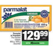 Parmalat Or President Pre-Packed Cheese Assorted-800g/850g Each
