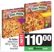 Dr Oetker Italian Pizza Assorted-For Any 2 x 305g/ 320g/335g