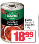 Rhodes Tomato & Onion Mix-410g