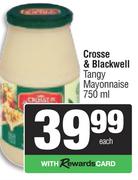 Crosse & Blackwell Tangy Mayonnaise-750ml