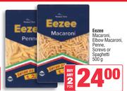 Eezee Macaroni, Elbow Macaroni, Penne, Screws Or Spaghetti-For Any 2 x 500g