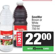 SaveMor Brown Or White Vinegar-For Any 2 x 750ml