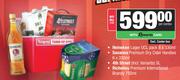 Heineken Lager 8x330ml +Savanna Cider Handies 6x330ml +4th Street 5L +Richelieu Premium Brandy 750ml