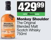Monkey Shoulder The Original Blended Malt Scotch Whisky-750ml