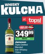 Jameson Triple Distilled Blended Irish Whisky-750ml