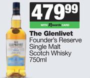 The Glenlivet Founder's Reserve Single Malt Scotch Whisky-750ml