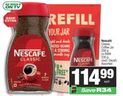 Nescafe Classic Coffee Jar 200g Or Refill 230g (Excl Decaf) Assorted-Each
