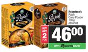 Robertson's Rajah Curry Powder Assorted-For Any 2 x 100g