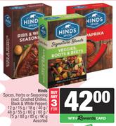 Hinds Spices, Herbs Or Seasoning (Excl Crushed Chilly, Black & White Pepper)-For Any 3x12/15/18/40g