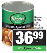 Rhodes Quality Jam Assorted-900g