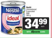 Nestle Unsweetened Evaporated Milk-380g 
