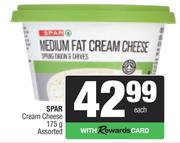 Spar Cream Cheese Assorted-175g