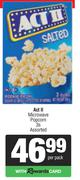 Act II Microwave Popcorn Assorted-3 Per Pack