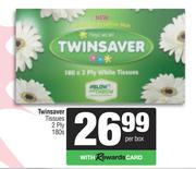 Twinsaver Tissue 2Ply-180s Per Box 