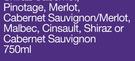 Olive Brook Cabernet Sauvignon/Merlot, Malbec, Cinsault, Shiraz Or Cabernet Sauvignon-750ml Each