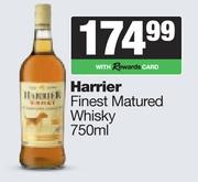 Harrier Finest Matured Whisky-750ml