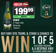 KWV 5 Year Old Brandy-750ml