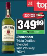 Jameson Triple Distilled Irish Whisky-750ml
