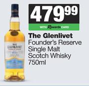 The Glenlivet Founder's Reserve Single Malt Scotch Whisky-750ml
