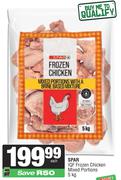 Spar IQF Frozen Chicken Mixed Portions-5Kg