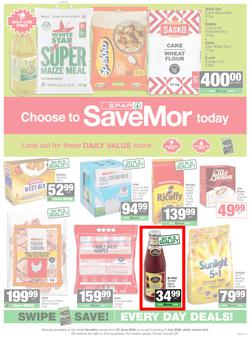 SPAR SaveMor Eastern Cape : Choose To SaveMor Today (22 June - 7 July 2026), page 1