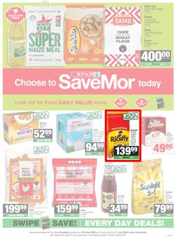 SPAR SaveMor Eastern Cape : Choose To SaveMor Today (22 June - 7 July 2026), page 1