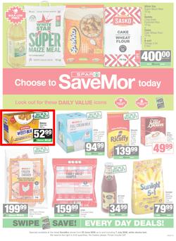 SPAR SaveMor Eastern Cape : Choose To SaveMor Today (22 June - 7 July 2026), page 1
