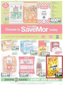SPAR SaveMor Eastern Cape : Choose To SaveMor Today (22 June - 7 July 2026), page 1