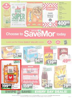 SPAR SaveMor Eastern Cape : Choose To SaveMor Today (22 June - 7 July 2026), page 1