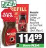 Nescafe Classic Coffee Jar 200g Or Doy Pack 230g (Excl Decaf)-Each