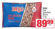 Imbo Red Speckled Beans-2Kg