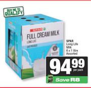 par Long Life Milk Assorted-6 x 1L