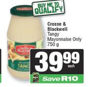 Crosse & Blackwell Tangy Mayonnaise Only-750g