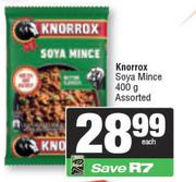 Knorrox Soya Mince Assorted-400g