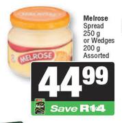 Melrose Spread 250g Or Wedges 200g-Each