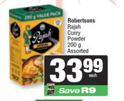 Robertsons Rajah Curry Powder Assorted-200g