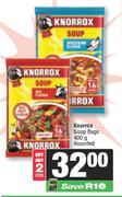 Knorrox Soup Bags Assorted-For 2 x 400g