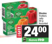 Rhodes Trotters Jelly Assorted-For 3 x 40g