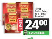 Royco Packet Soup Assorted-For 4 x 45g-50g