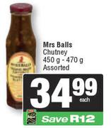Mrs Balls Chutney-450g-470g