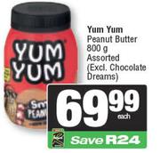 Yum Yum Peanut Butter Assorted-800g