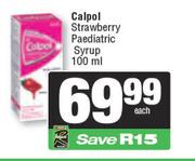 Calpol Strawberry Paediatric Syrup-100ml