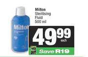 Milton Sterilising Fluid-500ml
