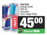 Red Bull Energy Drink Assorted-For 2 x 355ml