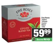 Five Roses Tagless Teabags Ceylon Blend-100s