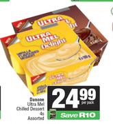 Danone Ultra Mel Chilled Dessert Assorted-4s Per Pack