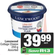 Lancewood Cottage Cheese Assorted-250g