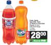 Fanta,Sprite,Sparletta,Twist Or Stoney Or Coca Cola Regular Or Zero Soft Drink-For 2 x 1.5L