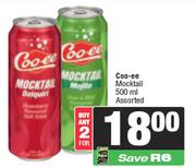 Coo-ee Mocktail Assorted-For 2 x 500ml