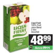 Liqui Fruit 100% Fruit Juice Blend Assorted-2L
